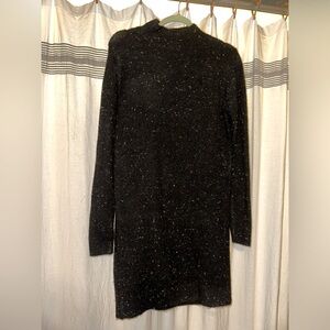 Black Heather Sweater dress